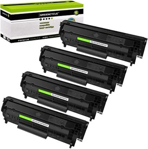 Cartucho de tóner GREENCYCLE Q2612A 12A compatible para HP LaserJet 1018 1022n 1012 - Imagen 1 de 27