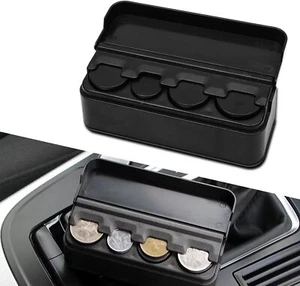 Car Coin Holder, Portable Car Coin Change Organizer, Universal Storage Coin Mone - Picture 1 of 7