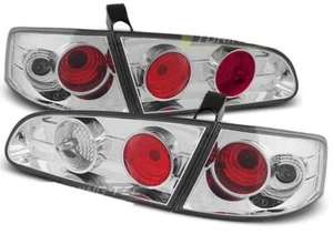 Coppia Di Fari Posteriori Seat Ibiza 6L 02-08 CROMO - Foto 1 di 2