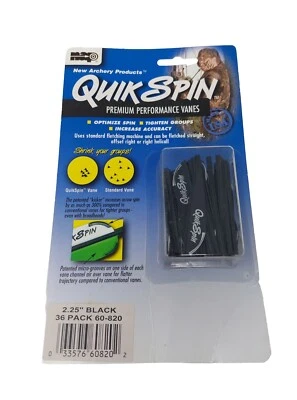 Pacote com 36 palhetas NAP Quik Spin 2,25" desempenho premium: preto: 60-820 - Imagem 1 de 4