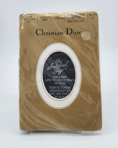 Christian Dior The Sculpted Leg Support Pantyhose Style 4494 Graphite Gray Sz 1 - Picture 1 of 5