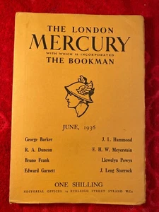 The London Mercury (Inc the Bookman)-June 1936 Volume XXXIV-No 200 - Foto 1 di 4