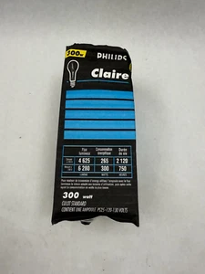Philips 300M/120-130V NIB Lot Of 15 Clear 300W 130V Medium Base See Pics #A106 - Picture 1 of 3