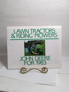 Vintage 1983 John Deere Rasentraktoren & Aufsitzmäher Verkauf Produkthandbuch - Bild 1 von 9