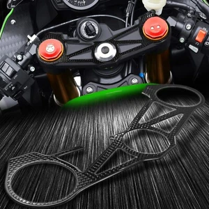 Cubierta de yugo con mango protector de triple árbol 12-23 Ninja ZX6R 636 negro perforado - Imagen 1 de 4