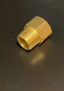 BSP-NPT Adapter Stecker BSPT auf Buchse NPT Exten in Messing europäisch auf amerikanisch - Bild 1 von 1