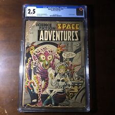 Space Adventures #12 (1954) - Classic Steve Ditko Sci Fi Cover - CGC 2.5
