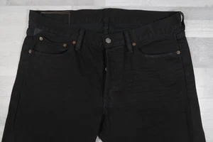 Pantalones de mezclilla negros ajustados Ralph Lauren para hombre W36 L32 - Imagen 1 de 12