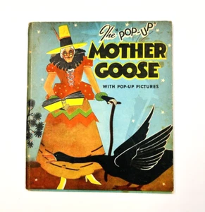 Vintage 1934 Mother Goose Pop Up Illustrated Children’s Book - Picture 1 of 8