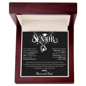 Senior Necklace,College Graduation Gift for Her,High School Senior Class of 2025 - Picture 1 of 7
