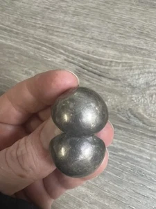 Vintage Silver Mexico Circle Earrings Screw Back Bin L - Picture 1 of 2