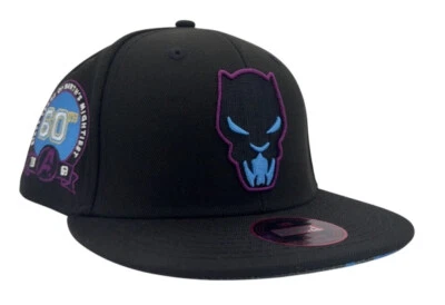 Tampas Exclusivas Marvel Pantera Negra 60º Aniversário Quadrinhos UV Snapback Chapéu Juventude - Imagem 1 de 4