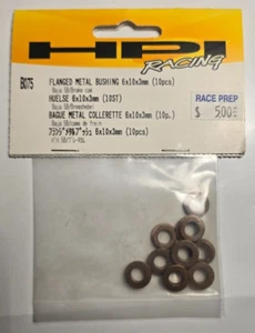 HPI B075 Flanged Metal Bushing 6x10x3mm (10pcs) Baja 5B/5T/5SC/5SC SS/5b SS - Picture 1 of 1