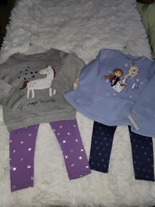 Girl's Bundle Of 2 Outfits 4 Pcs SIZES 2T/3T - Picture 1 of 11