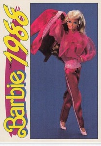 1991 Action/Panini Another First For Barbie 1988 #148 Perfune Pretty Barbie 2