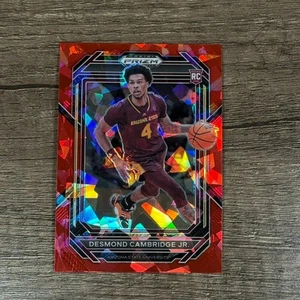 Desmond Cambridge Jr. #41 Red Ice Prizm RC 2023 Panini Prizm Draft Picks NM (a) - Picture 1 of 2