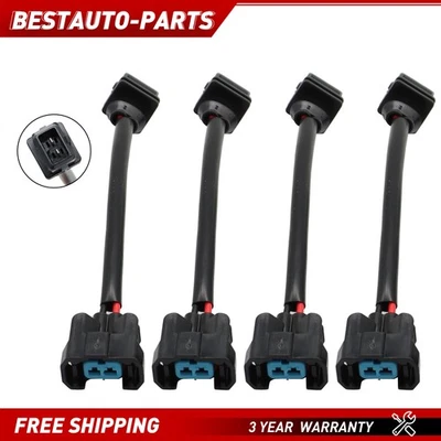 4 x Fuel Injector Conversion Harness OBD0 OBD1 to OBD2 for Honda Odyssey Prelude Foto 1 de 4