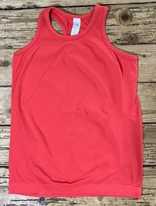 Athleta Girl Girl’s Size S/7 Red Power Up Seamless Tank - Picture 1 of 7
