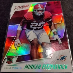 2018 Panini Prestige #270 Minkah Fitzpatrick Xtra Points Green RC Dolphins Bama - Picture 1 of 2