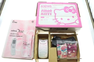 Hello Kitty A3014S Mobile Phone Sony Ericsson au Japan Galakei Rare Vintage - Picture 1 of 5
