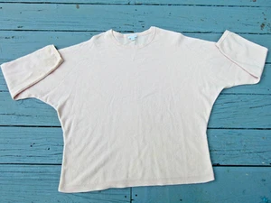 J. JILL hellrosa Kaschmir Pullover lange Fledermausärmel Rundhals Gr. Large - Bild 1 von 6