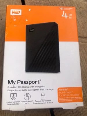 Western Digital My Passport Ultra 4TB 2.5" External Hard Drive - Blue... - Image 1 of 2