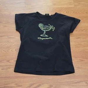Womens Margaritaville Jimmy Buffett Rhinestone Tall Margarita Graphic Size Large - Picture 1 of 8