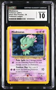 Misdreavus #39 – Pokémon Promo – CGC 10 – PSA Quality – Mint Vintage Holo Card - Picture 1 of 4