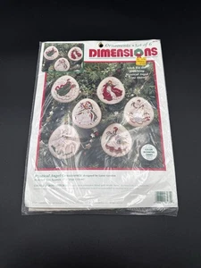 1995 Dimensiones Punto de Cruz Kit ÁNGEL MÍSTICO Adornos de Navidad #8475 - Imagen 1 de 3