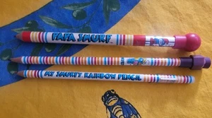 Vintage 1983 Smurf Pencil set retro childrens cartoon writing lot - Picture 1 of 2