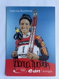 orig. Autogrammkarte Biathlon Sabrina Buchholz - Bild 1 von 2