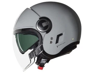 NOLAN N21 VISOR 06 CLASSICO 303 Grigio Lucido Casco Jet Moto Scooter - Foto 1 di 3
