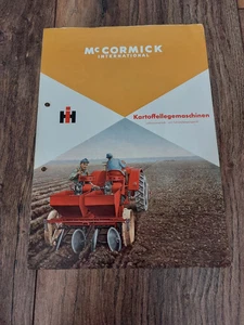 Folleto original Mc Cormick plantadoras de patatas tractor internacional - Imagen 1 de 4