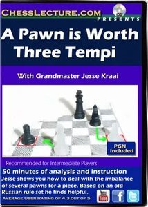 A Pawn is Worth Three Tempi - Chess Lecture - Volume 94 Chess DVD - Picture 1 of 2