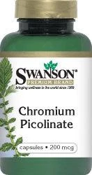 Swanson Chromium Picolinate Capsules 200 mcg