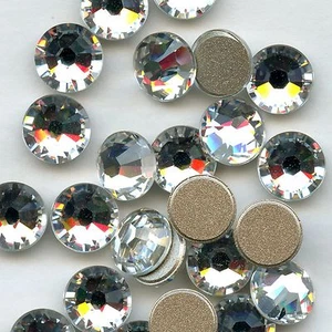 2088 SS40 C *** 5 SWAROVSKI STRASSSTEINE FLACHER BODEN SS40 (8,5mm) CRYSTAL F - Bild 1 von 4