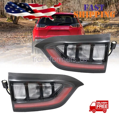 Luz trasera LED de freno para Jeep Cherokee 2019 2020-2023 EE. UU. L + R Foto 1 de 4