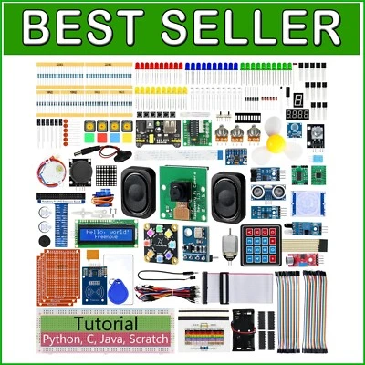 All-Inclusive Raspberry Pi 386-Item Kit with 1170 Pages of Python, C, & More - Image 1 of 4