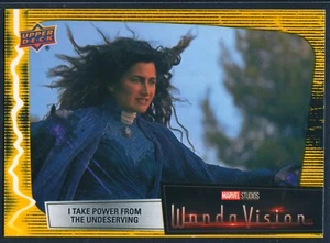 Yellow Parallel Card 2022 Upper Deck Marvel Wandavision - Foto 1 di 45