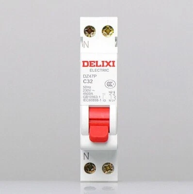 New MCB Safety Switch DPN 1P+N 1 Pole 6A 10A 16A 20A 25A 32A 40A RCBO Electrical - Image 1 of 4