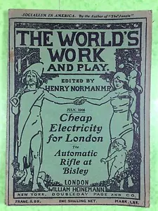 THE WORLD´S Trabajo Y Jugar - Eduardiano Chelín Mensual - Julio 1906 - Henry - Imagen 1 de 5