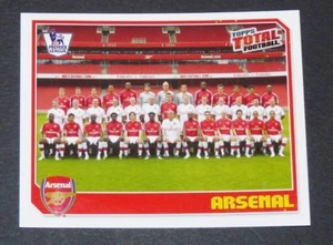 4 TEAM EQUIPE ARSENAL GUNNERS TOPPS PREMIER LEAGUE FOOTBALL 2008-2009 PANINI - Imagen 1 de 1
