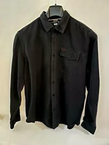Levis Herren XL Langarm 1853 Hemd schwarz schönes Etikett als Akzente weich 100% Baumwolle - Bild 1 von 9