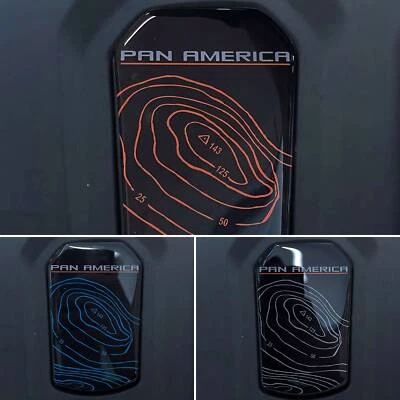 LABELBIKE Adesivo 3D placca serbatoio moto compatibile con Harley Davidson Pan America