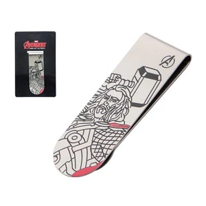 Clip para dinero Marvel Thor de acero inoxidable grabado con láser color - Imagen 1 de 4