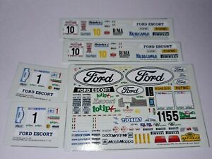 1:43 decal Racing43:Ford Escort WRC Jolly Club Ciocco,S.Marino,T.Terra Toscana99