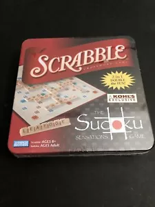 scrabble 2 in one double fun with sudoku New Still Sealed Fast Free Shipping - Picture 1 of 2