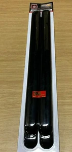 4x BLACK BUMPER GUARD SCRATCH CORNER PROTECTOR STRIP MOLDING BP-39 - Picture 1 of 8