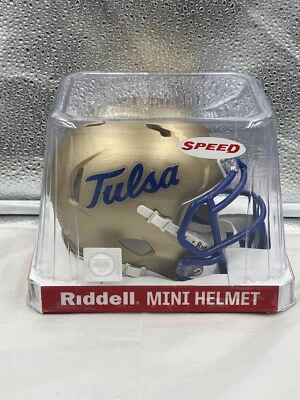 Tulsa Golden Hurricane NCAA Riddell Speed Gold Mini Helmet - Image 1 of 4