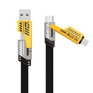 4 in 1 Multi-function Mobile Phone Data Fast Cable Charger for Phones Tablets - Picture 1 of 5